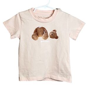 Palm Angels Kids Bear Print T-Shirt Pink 36 Months Toddler Unisex Summer